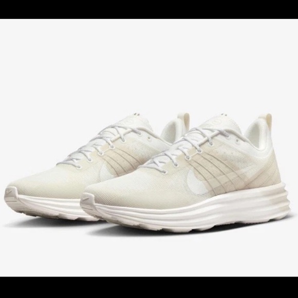Nike Lunar Roam Men Size 7/Women 8.5 Summit White Phantom Light Bone Sneakers - Picture 1 of 12